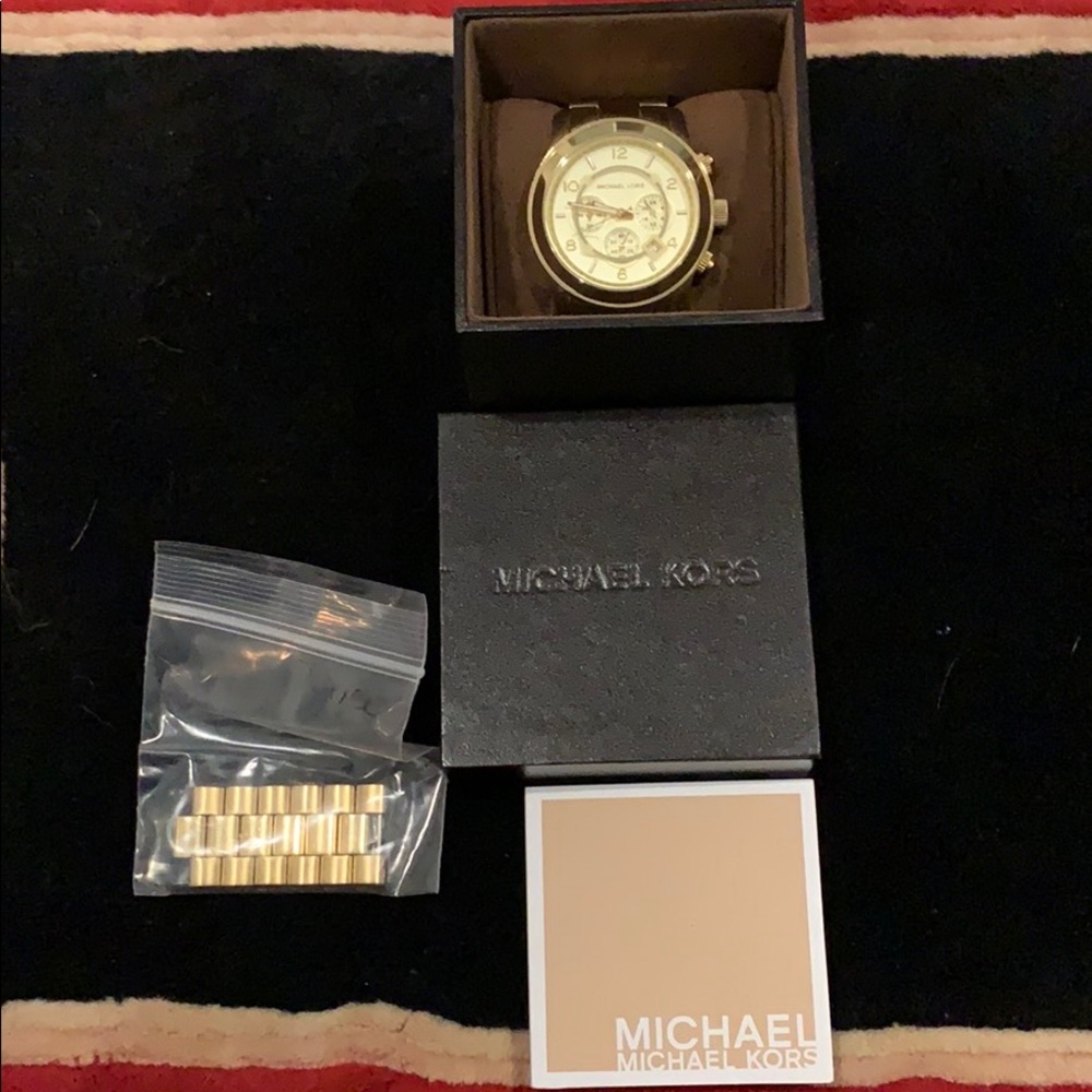 MICHAEL KORS Gold-Tone Stainless Steel Watch